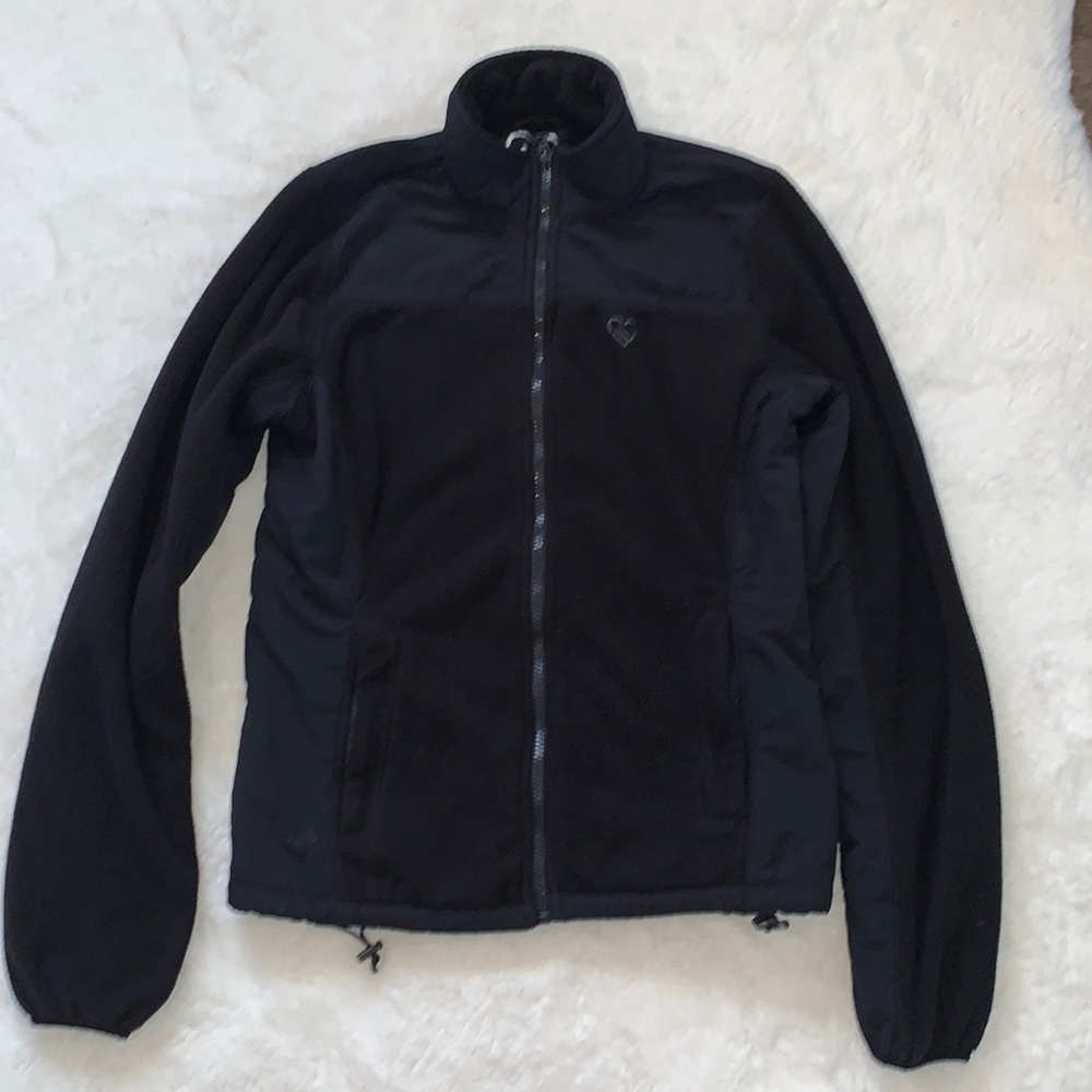3/$25 Black fleece jacket. Brand Live Love Dream